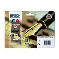 Картридж с Совместимый чернилами Epson Multipack T16 Жёлтый Чёрный Циановый Розовый цена и информация | Картриджи для струйных принтеров | 220.lv