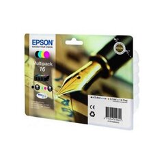 Картридж с Совместимый чернилами Epson Multipack T16 Жёлтый Чёрный Циановый Розовый цена и информация | Картриджи для струйных принтеров | 220.lv