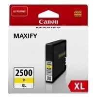 Oriģinālais Tintes Kārtridžs Canon PGI2500XL Dzeltens cena un informācija | Tintes kārtridži | 220.lv