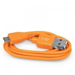 4World microUSB kabelis 1m, Oranžs cena un informācija | Savienotājkabeļi | 220.lv