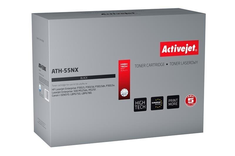 ActiveJet &quot;CE255X&quot; for HP LJEP 3015, P3015d, P3015dn, P3015x ,LaserJet Enterprise 500, M525dn, M525f; Canon i-SENSYS LBP6750, LBP6780, цена и информация | Kārtridži lāzerprinteriem | 220.lv