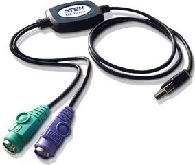 Aten UC10KM-AA, PS2/USB-A, 0.9 m cena un informācija | Kabeļi un vadi | 220.lv