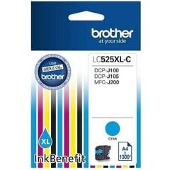 Brother LC525XLC Cyan цена и информация | Картриджи для струйных принтеров | 220.lv