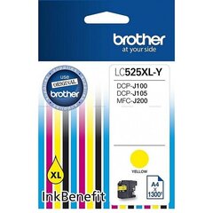 Brother LC525XLY Yellow cena un informācija | Tintes kārtridži | 220.lv