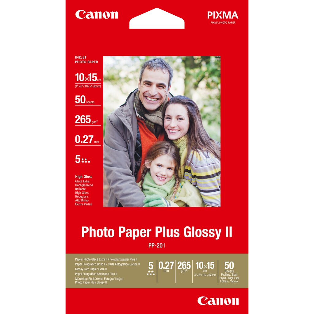 Fotopapīrs A6, Canon (50 lapas) cena un informācija | Piederumi printerim | 220.lv