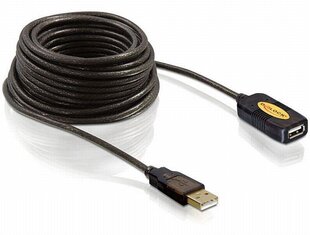 Кабель Delock Cable A-A M/F, USB 2.0 Extension, 5 м цена и информация | Кабели и провода | 220.lv