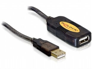 Delock, USB-A, 5 m cena un informācija | Kabeļi un vadi | 220.lv