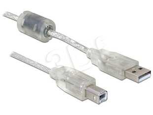 Delock USB cable AM-BM 2.0 with ferrite core, 0.5m цена и информация | USB накопители | 220.lv