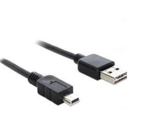 DelockUSB Mini AM-MBM5P EASY-USB 1m cena un informācija | Kabeļi un vadi | 220.lv