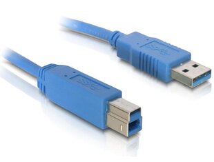 Delock USB 3.0 type-A male - USB 3.0 type-B male, 1 m cena un informācija | Kabeļi un vadi | 220.lv