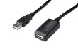Cable repeater USB 2.0 Digitus o lenght 20m cena un informācija | Kabeļi un vadi | 220.lv