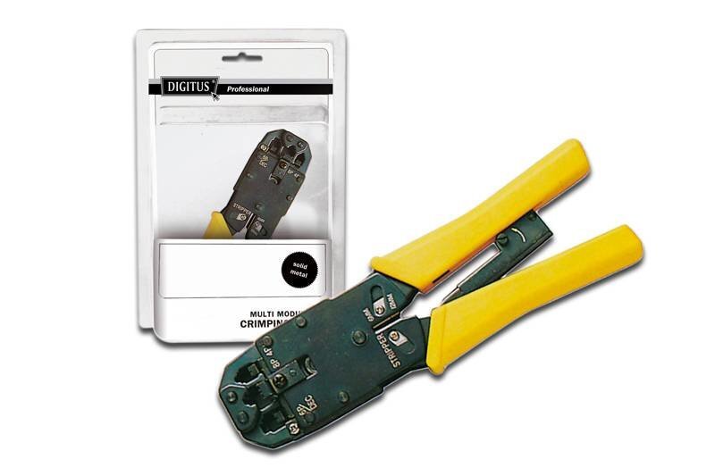 Multi modular crimping tool, solid metal цена и информация | Rokas instrumenti | 220.lv