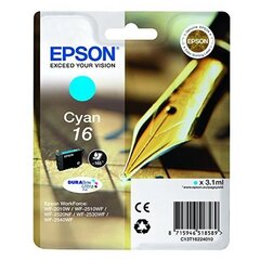 Saderīgs tintes kārtridžs Epson T16: Krāsa - Ciāna cena un informācija | Tintes kārtridži | 220.lv
