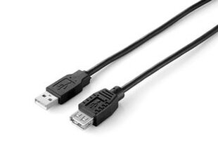 Equip, USB-A M/F, 3 m cena un informācija | Kabeļi un vadi | 220.lv