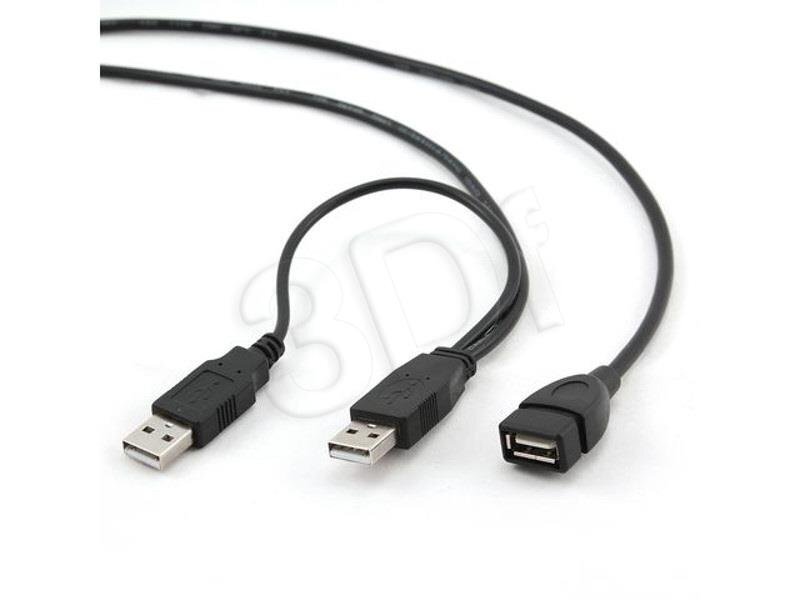 Gembird USB 2.0 Kabelis (pagarinātājs) 0.9m cena un informācija | Kabeļi un vadi | 220.lv