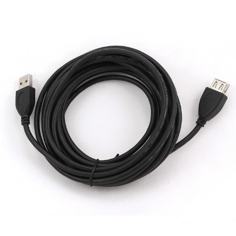Gembird USB pagarinātājs USB 2.0 A (M) - (F), 4.5m cena un informācija | Kabeļi un vadi | 220.lv