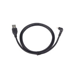 Gembird micro USB cable 2.0 AM-MBM5P 1.8M angled 90'' black цена и информация | Кабели и провода | 220.lv