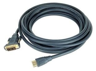 Кабель для монитора DVI-D(18+1) - HDMI(19PIN) M/M, 3 м цена и информация | Кабели и провода | 220.lv