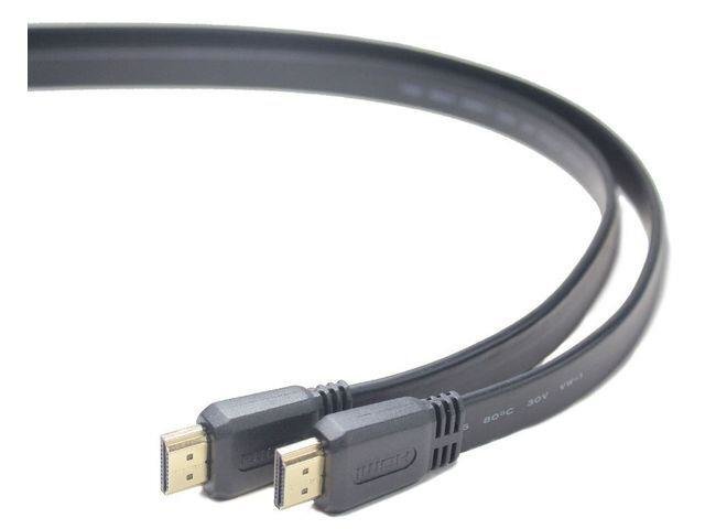 Gembird - HDMI-HDMI v1.4 3D TV High Speed ​​Ethernet 1,8 m plakanais kabelis (apzeltīti gali) cena un informācija | Kabeļi un vadi | 220.lv