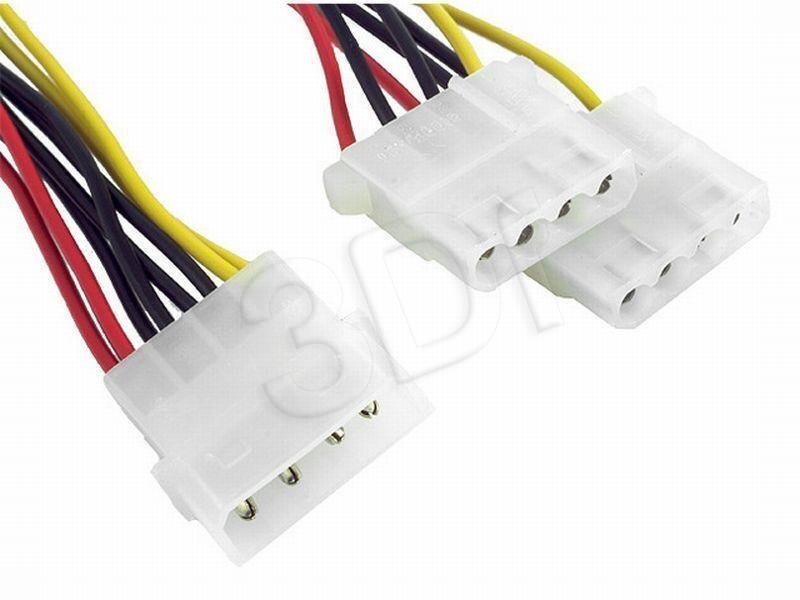 Molex - 2x Molex cena un informācija | Kabeļi un vadi | 220.lv