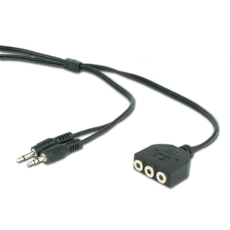 Gembird CC-MIC-1 Audio kabelis austiņām un mikrofonam (pagarinājums) 1 m цена и информация | Kabeļi un vadi | 220.lv