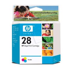 Cartridge HP 28 tri-colour | 8ml | dj3320/3325/3420 цена и информация | Картриджи для струйных принтеров | 220.lv