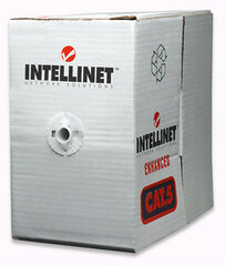 Кабель Intellinet UTP витая пара, 305 м Cat5e 100% медь цена и информация | Кабели и провода | 220.lv