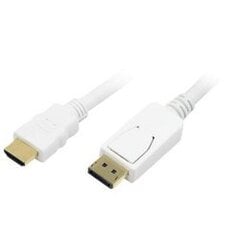 LogiLink DisplayPort - HDMI, 2 м цена и информация | Кабели и провода | 220.lv