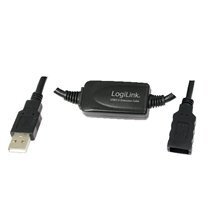 LOGILINK - USB 2.0 Active repeater cable, 10m цена и информация | Кабели и провода | 220.lv