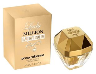 Tualetes ūdens Paco Rabanne Lady Million Eau My Gold! EDT, sievietēm, 30 ml цена и информация | Женские духи | 220.lv