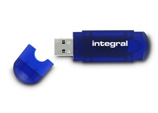 Integral 4GB USB2.0 DRIVE EVO BLUE USB flash drive USB Type-A 2.0 цена и информация | USB накопители | 220.lv