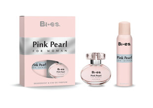 Komplekts Bi-es Pink Pearl: edp 50 ml + dezodorants 150 ml cena un informācija | Sieviešu smaržas | 220.lv