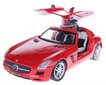 RASTAR radiovadāms auto modelītis Mercedes-Benz SLS AMG Black series 1:18, 54100 cena un informācija | Rotaļlietas zēniem | 220.lv