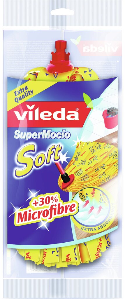 Grīdas slotas uzgalis, VILEDA "Super Mocio Soft" cena un informācija | Tīrīšanas piederumi | 220.lv