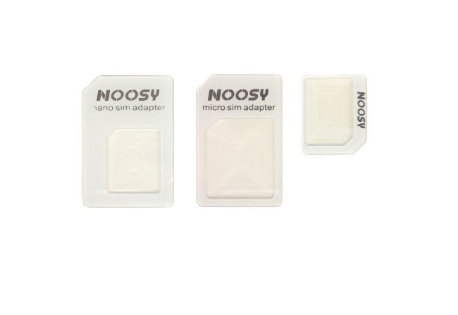 Noosy 3in1 SIM Kartes adapteris, visu veidu no - Nano - Micro - Standart SIM (Blister) цена и информация | Mobilo telefonu aksesuāri | 220.lv
