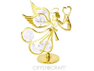 Ангел с сердцем в руках, с кристаллами SWAROVSKI цена и информация | Детали интерьера | 220.lv