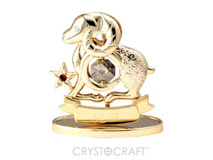 Знак зодиака ОВЕН с кристаллами SWAROVSKI, 24К золотое покрытие цена и информация | Детали интерьера | 220.lv