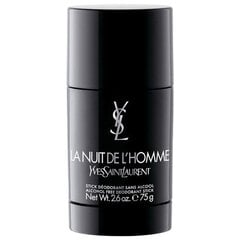 Дезодорант Yves Saint Laurent La Nuit de L'Homme, 75 мл цена и информация | Парфюмированная мужская косметика | 220.lv