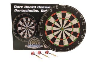 Dart sizalowy Deluxe 45cm i 6 rzutek цена и информация | Дартс | 220.lv