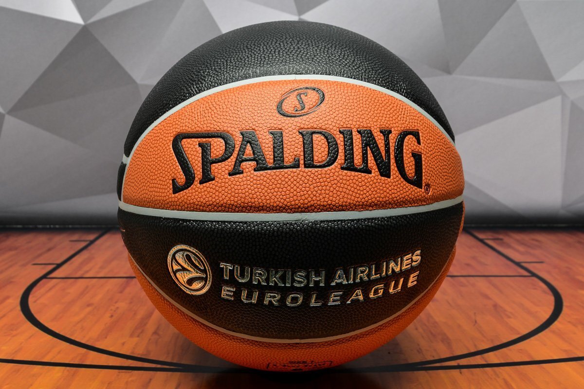 Basketbola bumba Spalding Euroleague TF-1000 (oficiāla), 7. izmērs цена и информация | Basketbola bumbas | 220.lv