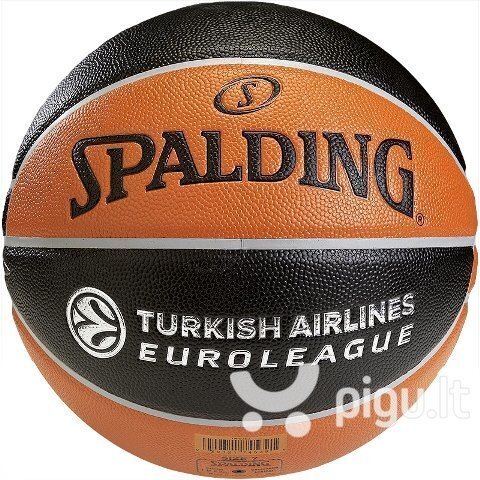 Basketbola bumba Spalding Euroleague TF-500 Replica, 7. izmērs cena un informācija | Basketbola bumbas | 220.lv