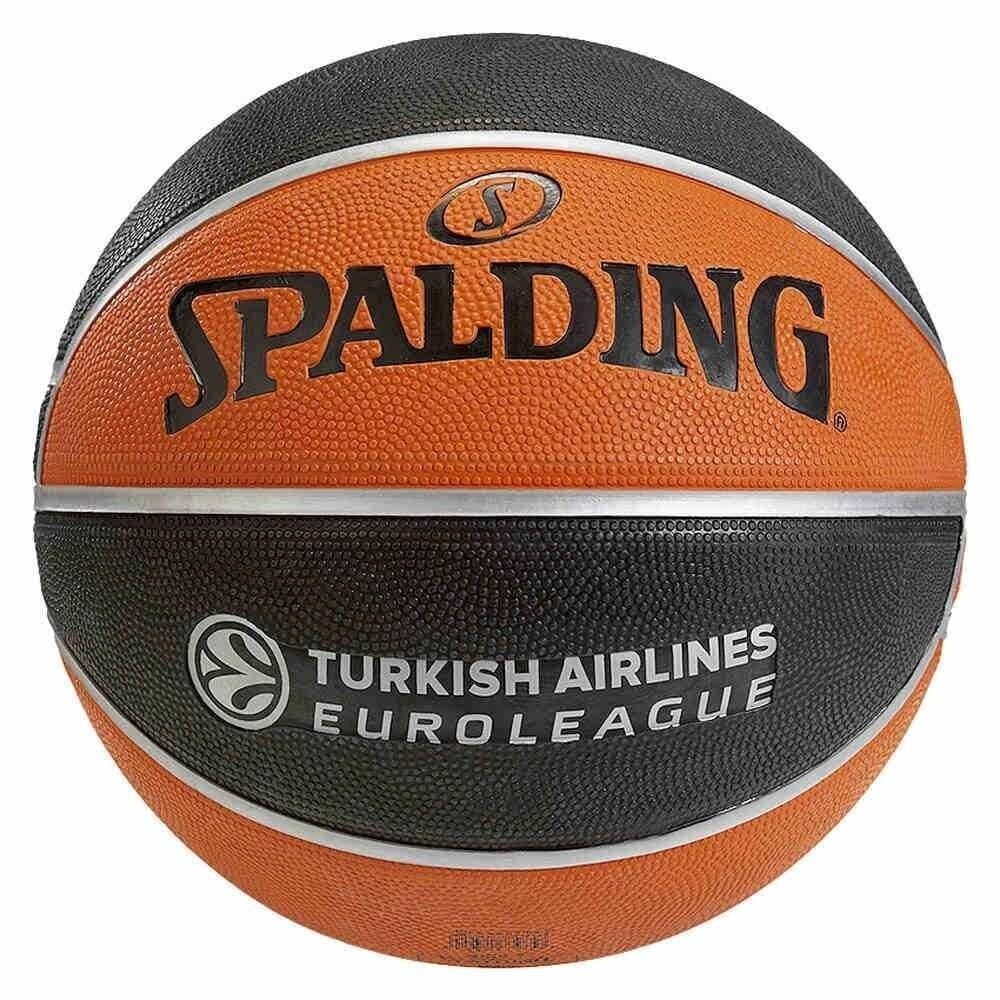 Basketbola bumba Spalding Euroleague outdoor, 7. izmērs цена и информация | Basketbola bumbas | 220.lv