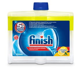 Finish Dual Action Citrus trauku mazgājamās mašīnas līdzeklis no taukiem un kaļķakmeni 250ml cena un informācija | Trauku mazgāšanas līdzekļi | 220.lv