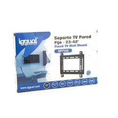 Фиксированный держатель для телевизора iggual SPTV10 цена и информация | Кронштейны и крепления для телевизоров | 220.lv