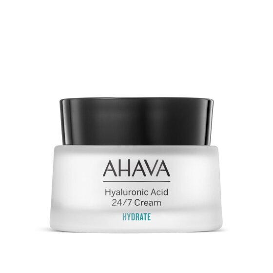 Mitrinošs sejas krēms Ahava Hyaluronic Acid, 50 ml cena un informācija | Sejas krēmi | 220.lv