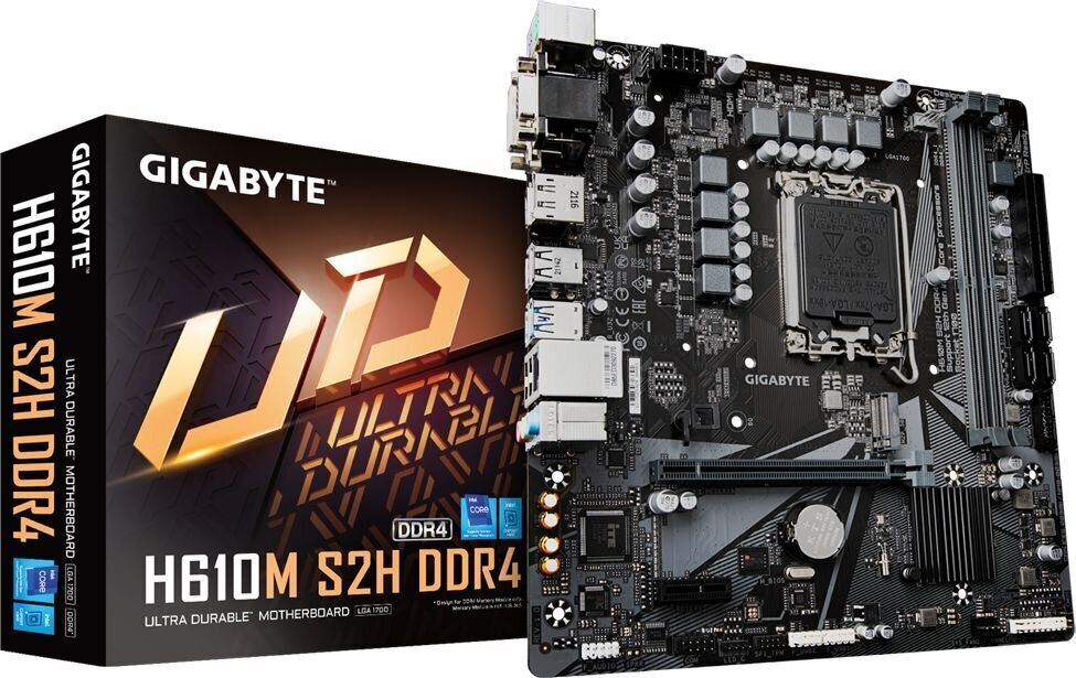 Gigabyte H610M S2H, DDR4 cena un informācija | Datora ventilatori | 220.lv