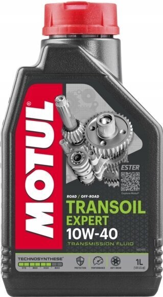 Eļļa paredzēta divtaktu motociklu ātrumkārbām Motul, 10W40, 1 l cena un informācija | Eļļas citām autodaļām | 220.lv