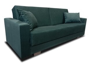 Dīvāns Magda II, tumši zaļš cena un informācija | Dīvāni | 220.lv