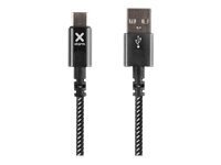 xtorm CX2061 oriģinālais USB uz USB-C kabelis 3M (melns) цена и информация | Кабели и провода | 220.lv
