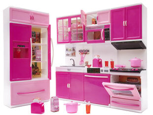 Leļļu virtuves mēbeles ar LED цена и информация | Игрушки для девочек | 220.lv